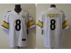 Pittsburgh Steelers #8 Kenny Pickett White Limited Jersey