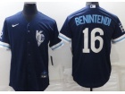 Kansas City Royals #16 Andrew Benintendi Blue City Cool Base Jersey