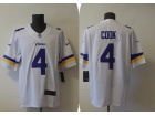 Minnesota Vikings #4 Dalvin Cooks White Limited Jersey