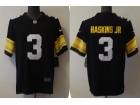 Pittsburgh Steelers #3 Dwayne Haskins Jr Black New Style Limited Jersey