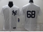 Nike New York Yankee #68 White Flexbase Jersey