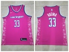 Washington Wizards #33 Kyle Kuzma Pink Jersey