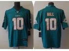 Miami Dolphins #10 Tyreek Hill Green Limited Jersey