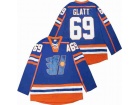 Goon Doug Glatt Halifax #69 Blue Movie Highlanders Hockey Jersey