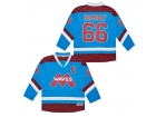 Gordon Bombay #66 Minnehaha Waves Mighty Ducks Blue Movie Hockey Jersey