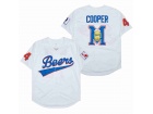 Movie Beers #44 Joe Cooper White Baseball Jersey