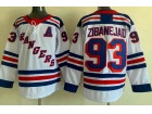 Adidas New York Rangers #93 Mika Zibanejad White Hockey Jersey