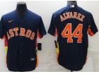 Nike Houston Astros #44 Yordan Alvarez Blue Cool Base Jersey