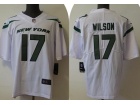 New York Jets #17 Garrett Wilson White Vapor Limited Jersey