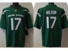 New York Jets #17 Garrett Wilson Green Vapor Limited Jersey