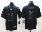 Philadelphia Eagles #11 Aj Brown Black Lights Out Limited Jersey