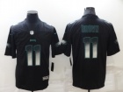 Philadelphia Eagles #11 Aj Brown Black Smork Fashion Limited Jersey