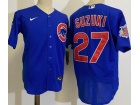 Nike Chicago Cubs #27 Seiya Suzuki Blue Flexbase Jersey