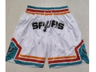 San Antonio Spurs White City Just Don Shorts