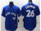 Nike Toronto Blue Jays #26 Matt Chapman Royal Blue Cool Base Jersey