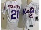 Nike New York Mets #21 Max Scherzer White Flexbase Jersey