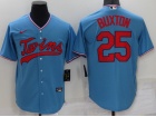 Nike Minnesota Twins #25 Byron Buxton Blue Cool Base Jerseys