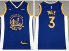 Nike Golden State Warriors #3 Jordan Poole Blue Jersey