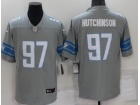 Detroit Lions #97 Aidan Hutchinson Grey limited Jersey