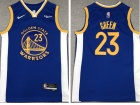 Nike Golden State Warriors #23 Draymond Green Blue Jersey