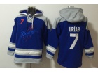 Nike Los Angeles Dodgers #7 Julio Urias Blue Hoodies