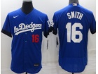 Nike Los Angeles Dodgers #16 Will Smith Blue City Flexbase Jersey