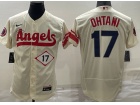 Nike Los Angeles Angels #17 Shohei Ohtani Cream City Flexbase Jersey