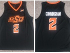 Osu #2 Cade Cunningham Black Jersey