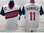 Nike Cleveland Indians #11 Jose Ramirez White Player Weekend Jersey