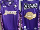 Los Angeles Lakers Purple Aape Jersey