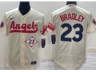 Nike Los Angeles Angels #23 Archie Bradley Cream City Flexbase Jersey