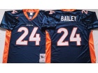 Denver Broncos #24 Quinn Bailey Blue Throwback Jersey