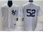 Nike New York Yankee #52 White Cool Base Jersey