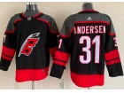 Adidas Carolina Hurricanes #31 Frederik Andersen Black Jersey