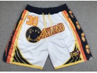 Golden State Warriors #30 Stephen Curry White Champion Just Don Shorts