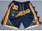 Golden State Warriors #30 Stephen Curry Blue Champion Just Don Shorts