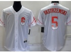 Nike San Francisco Giants #5 Mike Yastrzemski White City Cool Base Jersey