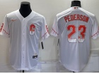 Nike San Francisco Giants #23 Joc Pederson White City Cool Base Jersey