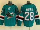 Adidas San Jose Sharks #28 Timo Meier Green Hockey Jersey