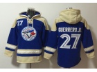 Toronto Blue Jays #27 Vladimir Guerrero JR Blue Hoodies