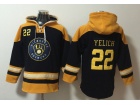 Milwaukee Brewers #22 Christian Yelich Blue Hoodies