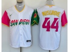 Nike San Diego Padres #44 Joe Musgrove  White City Cool Base Jersey