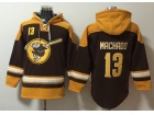 San Diego Padres #13 Manny Machado Brown Hoodies