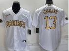 San Diego Padres #13 Manny Machado White 2022 All Star Jerseys