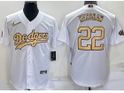 Los Angeles Dodgers #22 Clayton Kershaw White 2022 All Star Jerseys