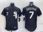 Nike Chicago White Sox #7 Tim Anderson Black Flexbase Jersey