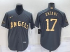 Nike Los Angeles Angels #17 Shohei Ohtani Grey 2022 All Star Jerseys