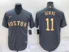 Nike Boston Red Sox #11 Rafael Devers Grey 2022 All Star Jerseys