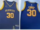 Jordan Golden State Warriors #30 Stephen Curry Dark Blue 2022 New Season Jersey