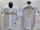 Miami Marlins #2 Jazz Chisholm Jr. White 2022 All Star Jerseys